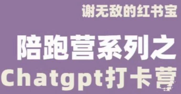 谢无敌ChatGPT打卡营，教你更好地使用ChatGPT来提高工作效率-云启学堂---专注分享与整理各种自媒体课程